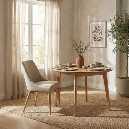 LH Home Fritz Performance Fabric Armless Dining Chair 2PC