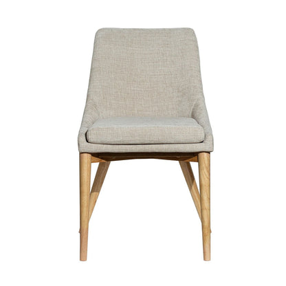 LH Home Fritz Performance Fabric Armless Dining Chair 2PC