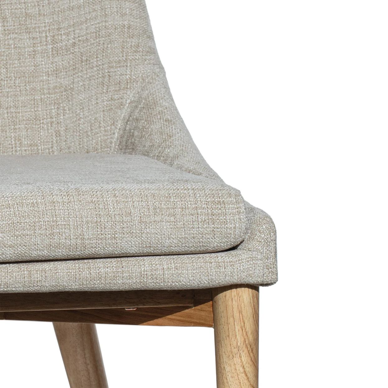 LH Home Fritz Performance Fabric Armless Dining Chair 2PC