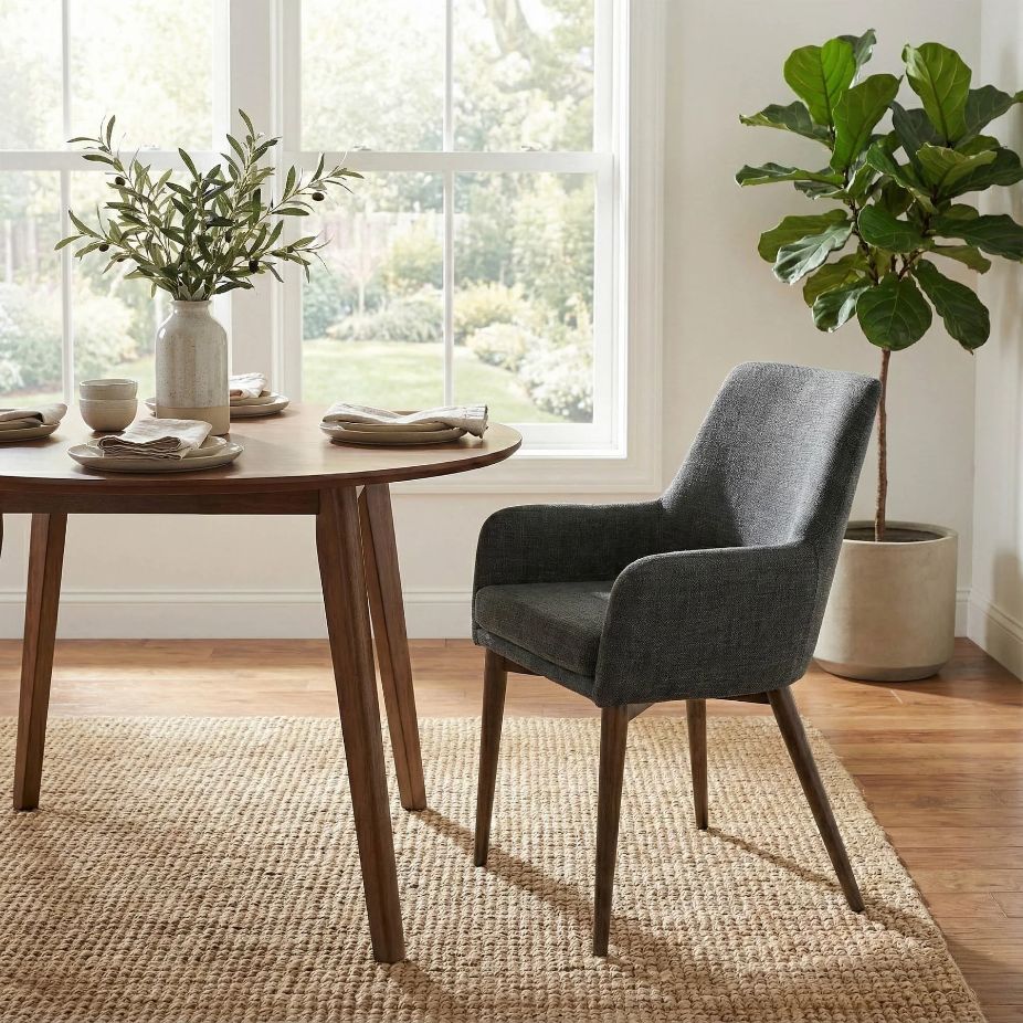 LH Home Fritz Performance Fabric Seat Arm Chair 2PC