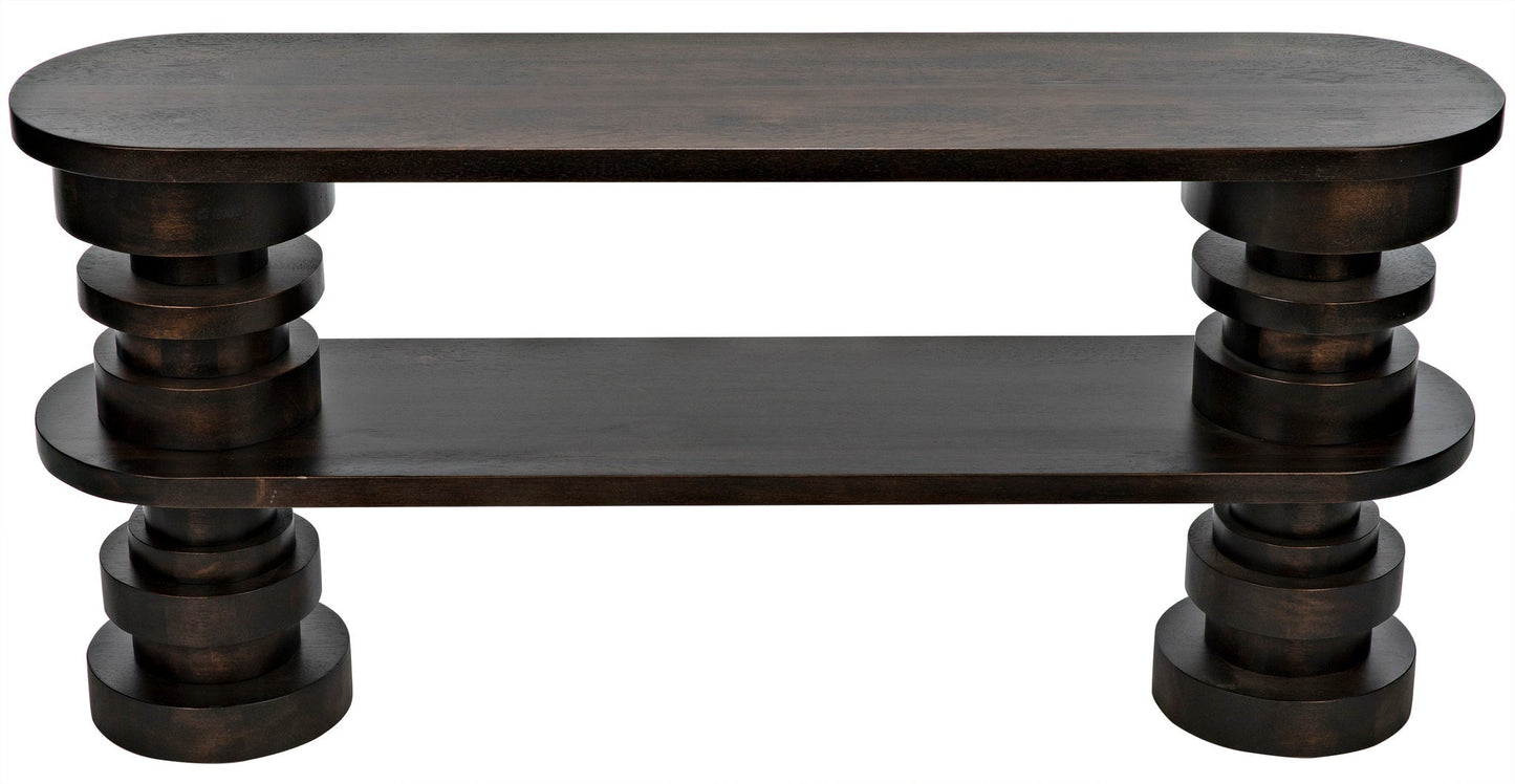 Fuller Console, Ebony Walnut-Console Tables-Noir-Sideboards and Things