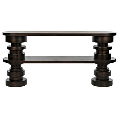 Fuller Console, Ebony Walnut-Console Tables-Noir-Sideboards and Things