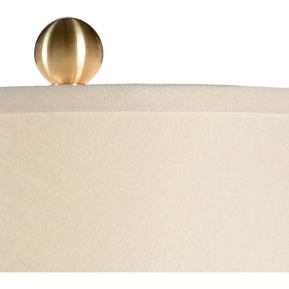 Chelsea House Fulton Vase Cream Crackle Glaze Finish Table Lamp