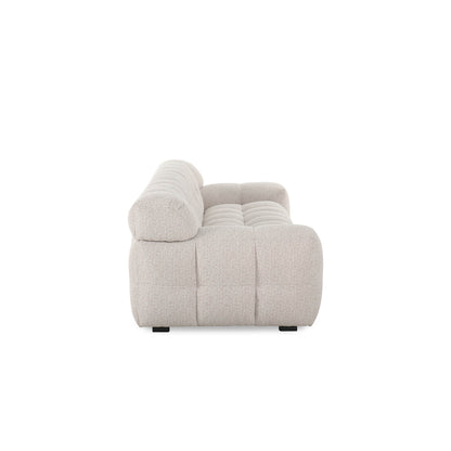 Fusion Off White Soft Fabric Sofa
