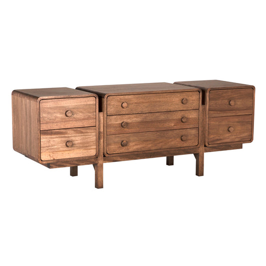 Noir Minsk Wooden Brown Sideboard