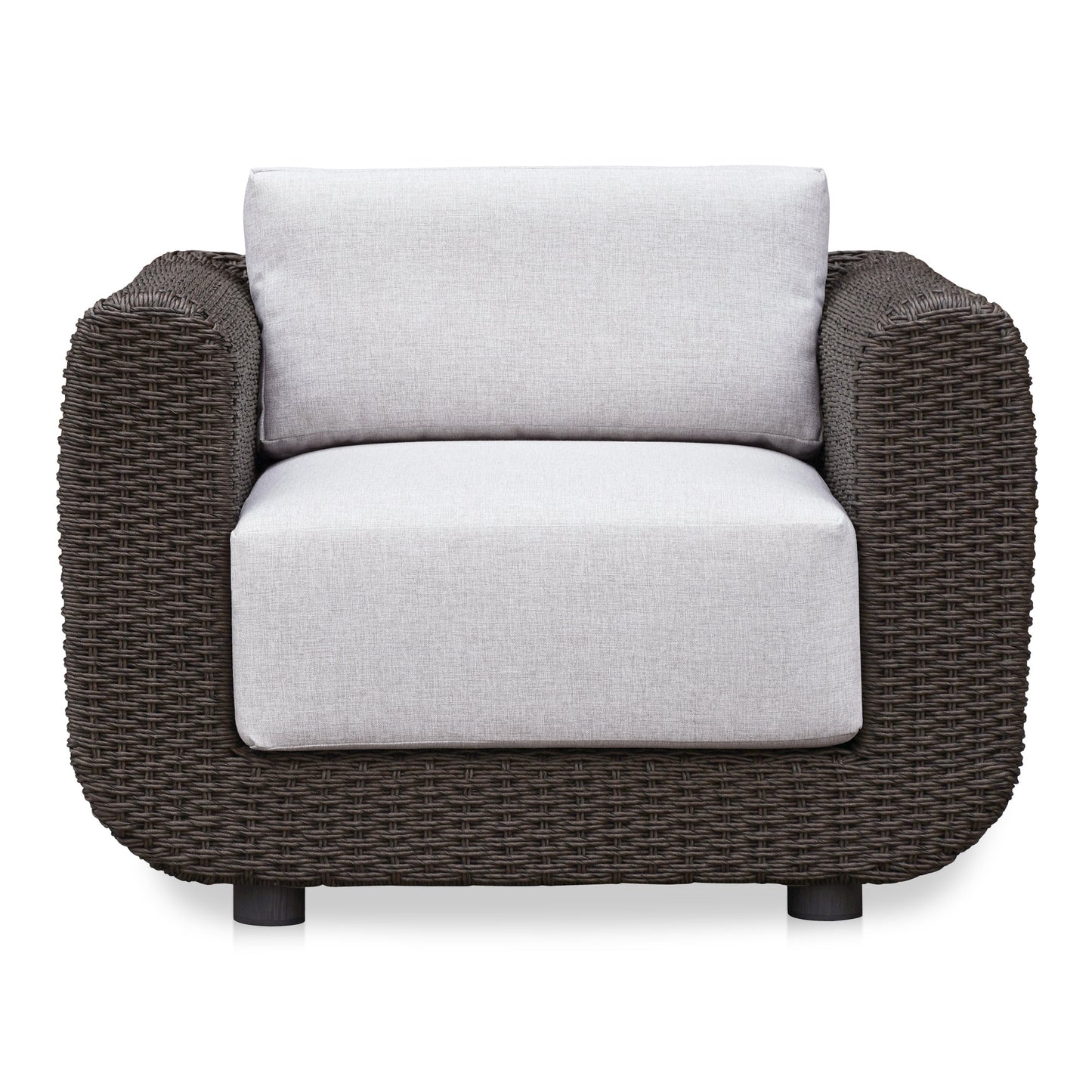 Soma Wicker Aluminum Outdoor Accent Chair