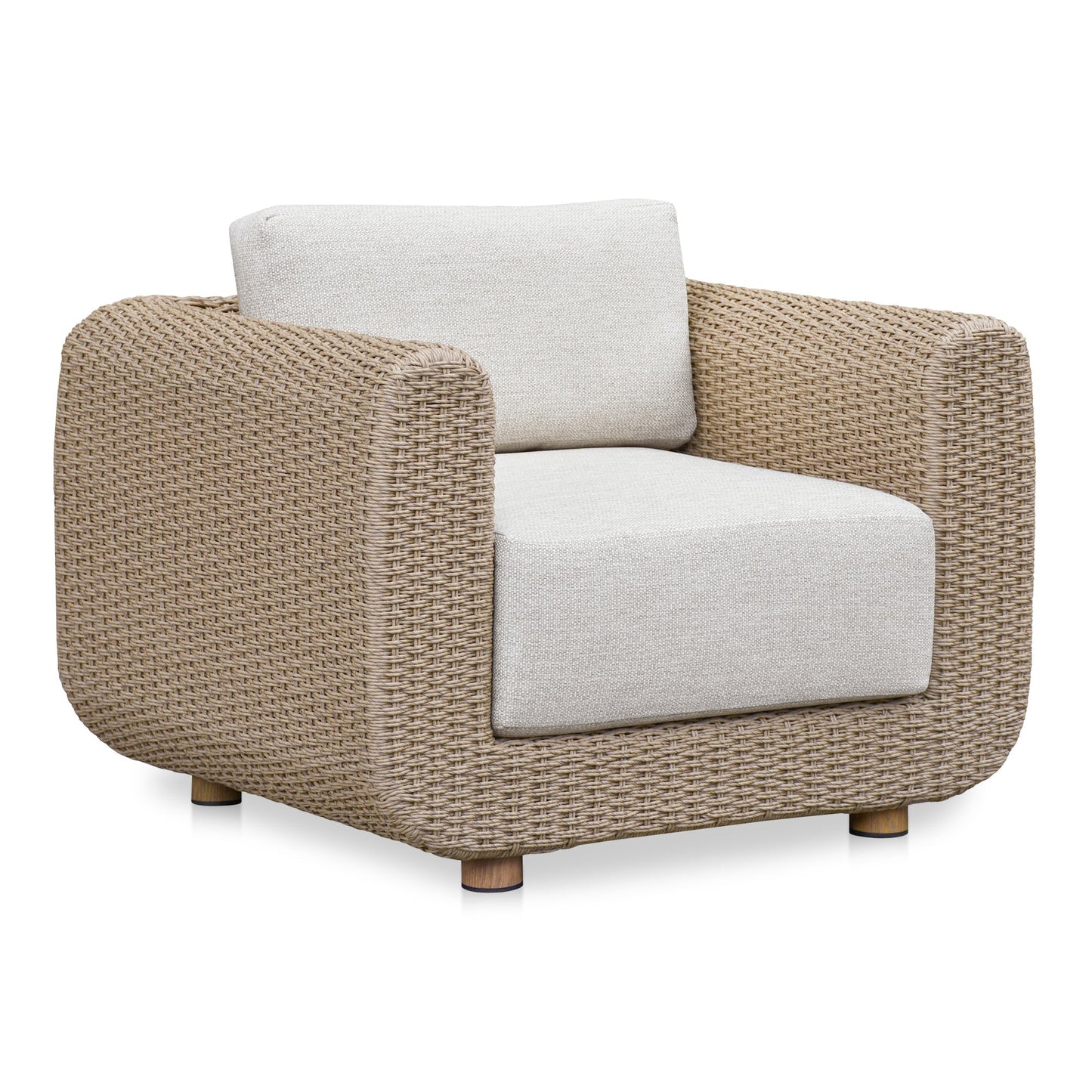 Soma Wicker Aluminum Outdoor Accent Chair