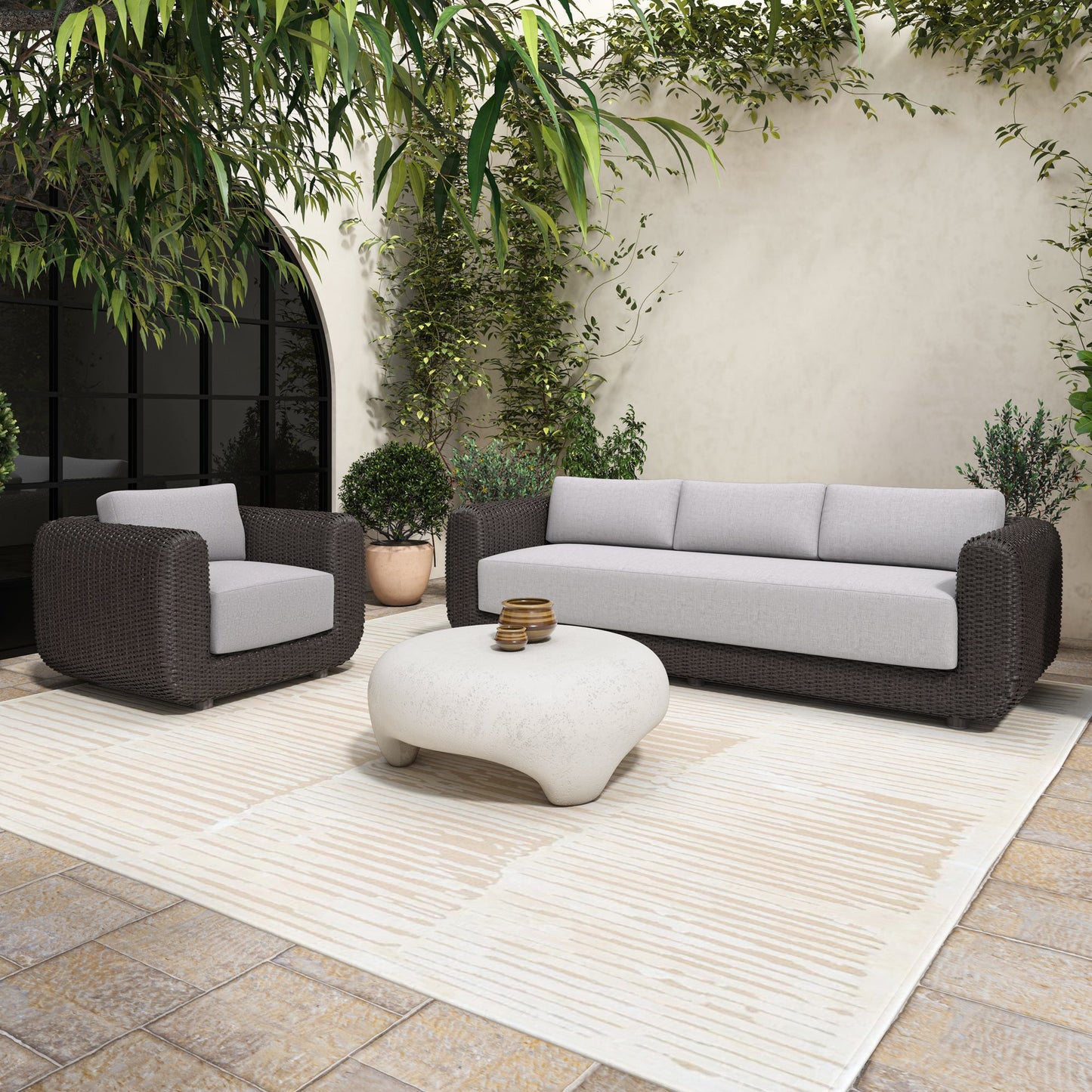 Soma Sunproof Quick-Dry Cushions Outdoor Sofa