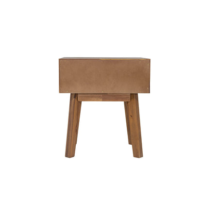 Gia One Drawer Wood Nightstand