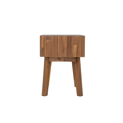 Gia One Drawer Wood Nightstand