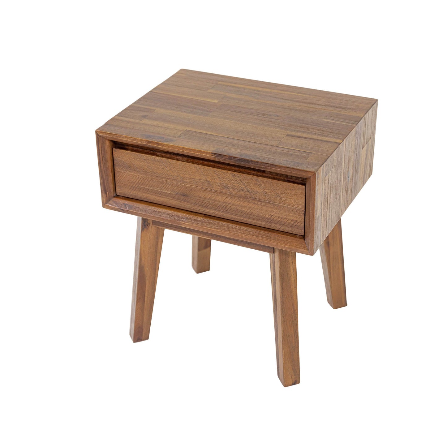 Gia One Drawer Wood Nightstand