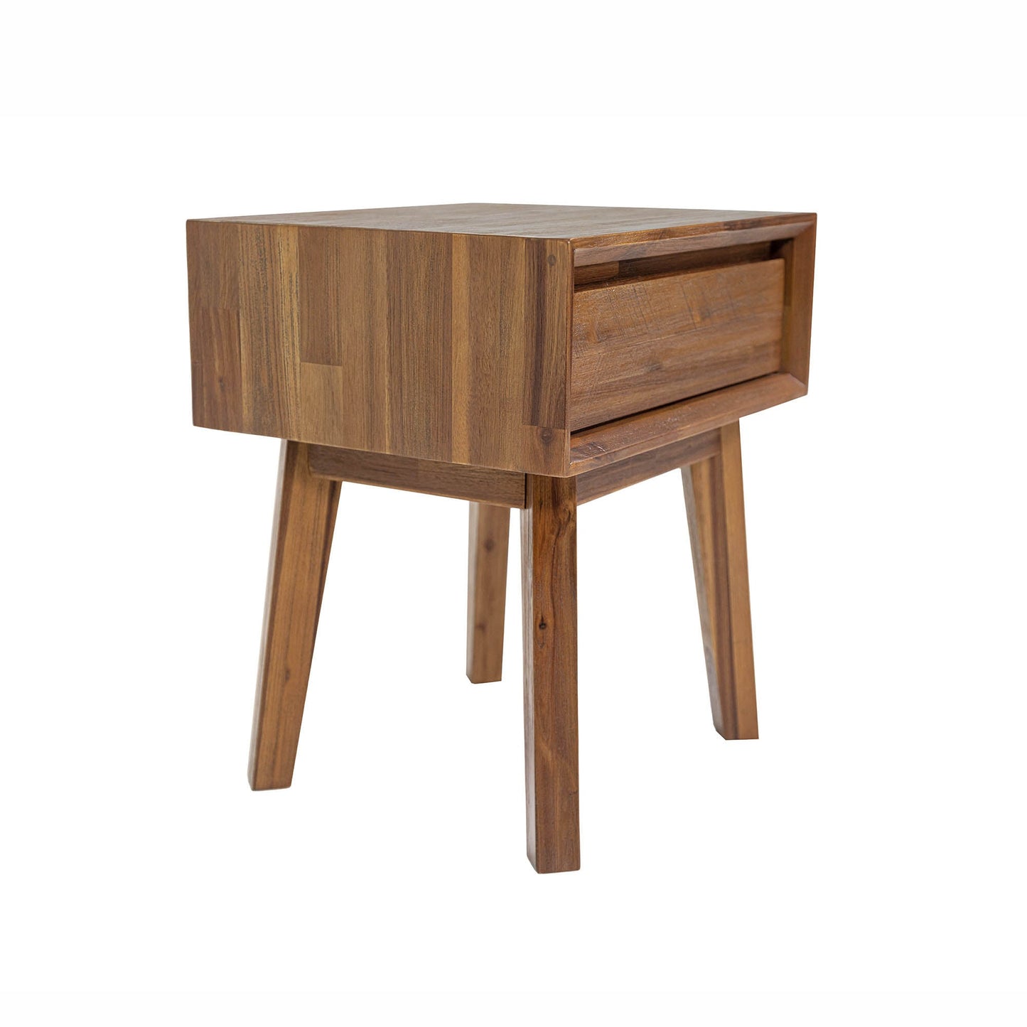 Gia One Drawer Wood Nightstand
