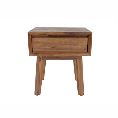 Gia One Drawer Wood Nightstand