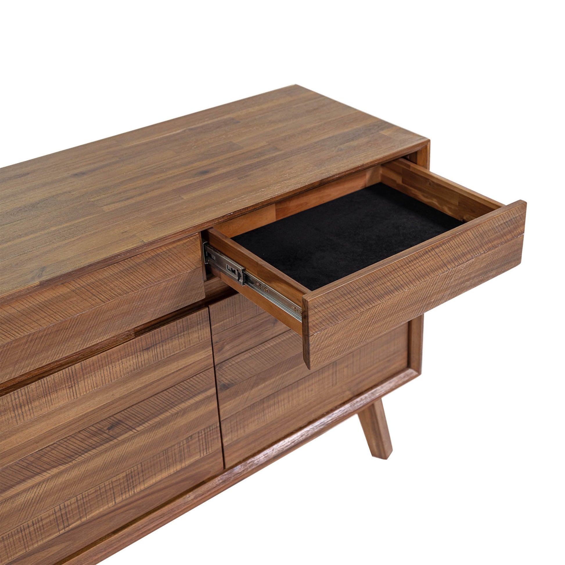 LH Home Gia Three Drawers Wood Sideboard