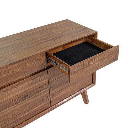 LH Home Gia Three Drawers Wood Sideboard