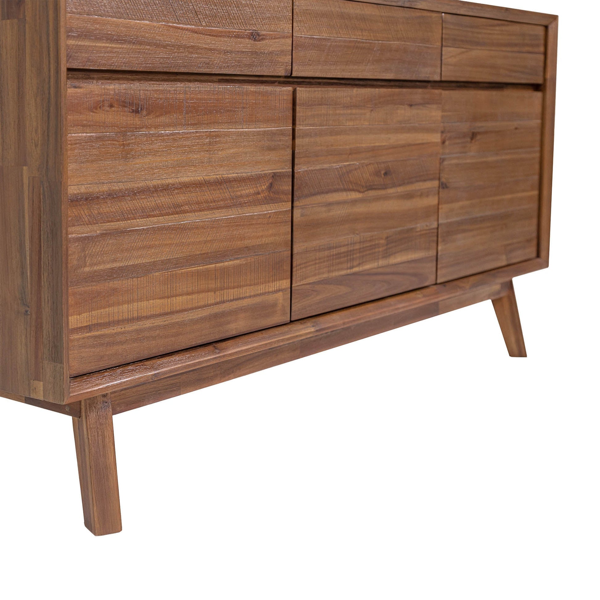 LH Home Gia Three Drawers Wood Sideboard