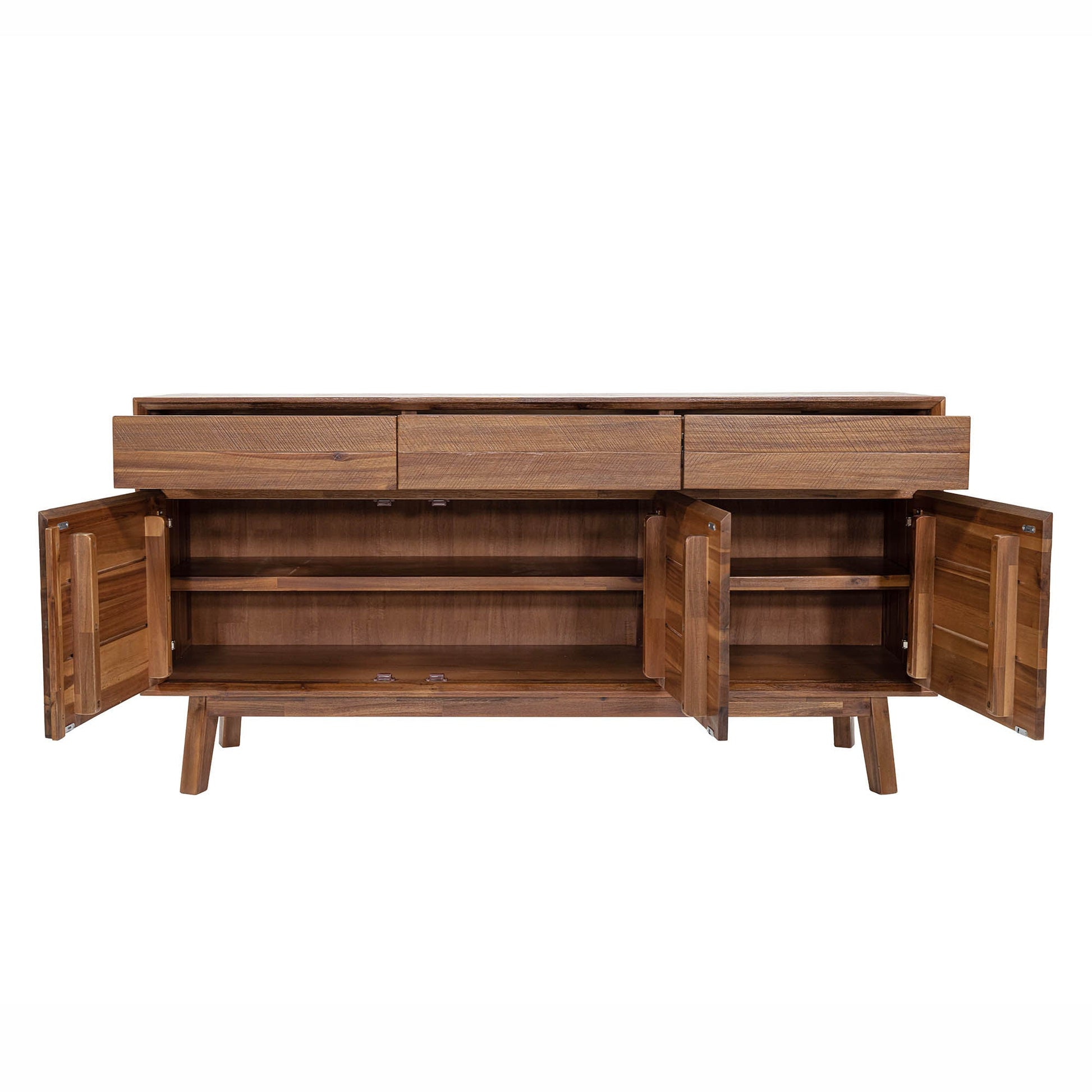 LH Home Gia Three Drawers Wood Sideboard