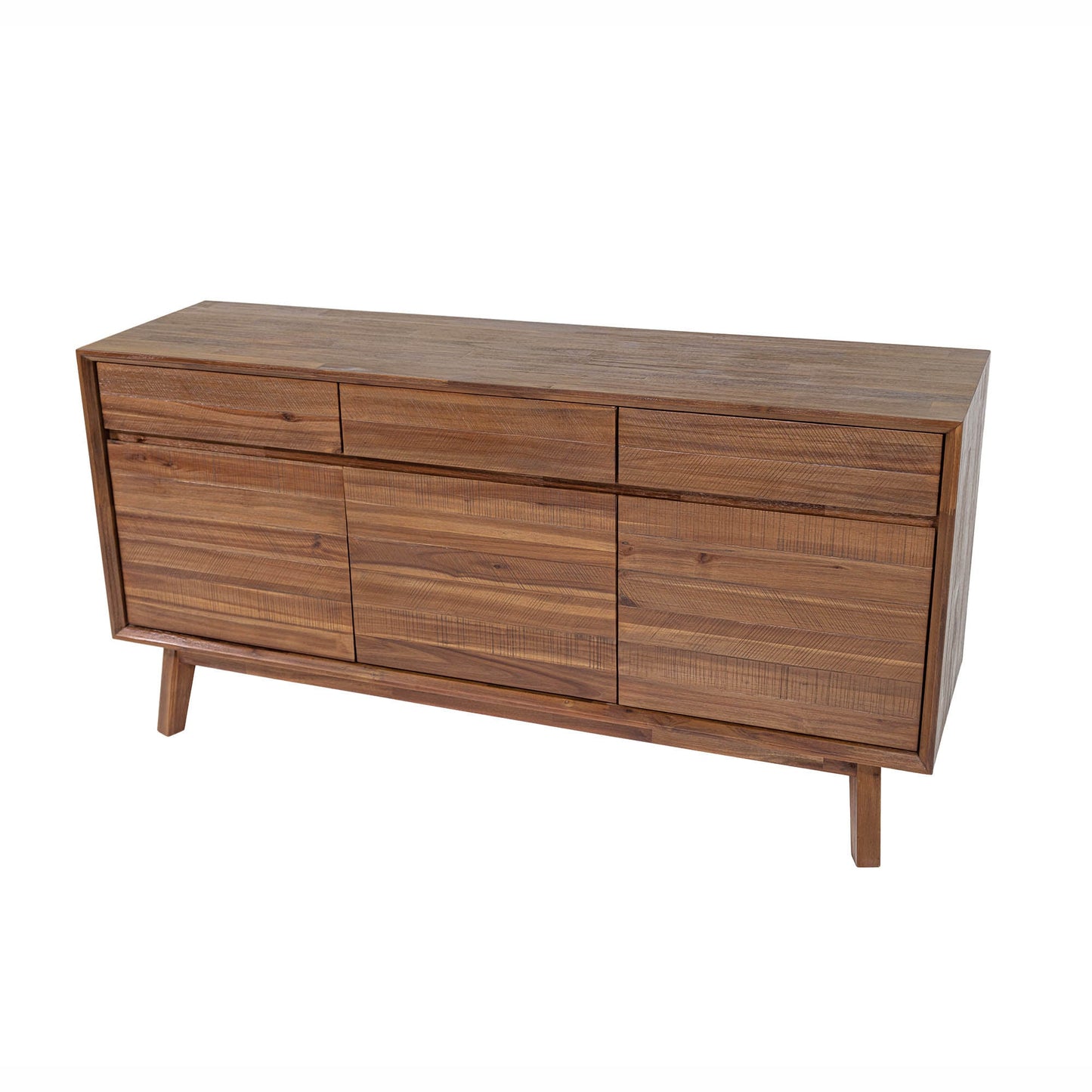 LH Home Gia Three Drawers Wood Sideboard