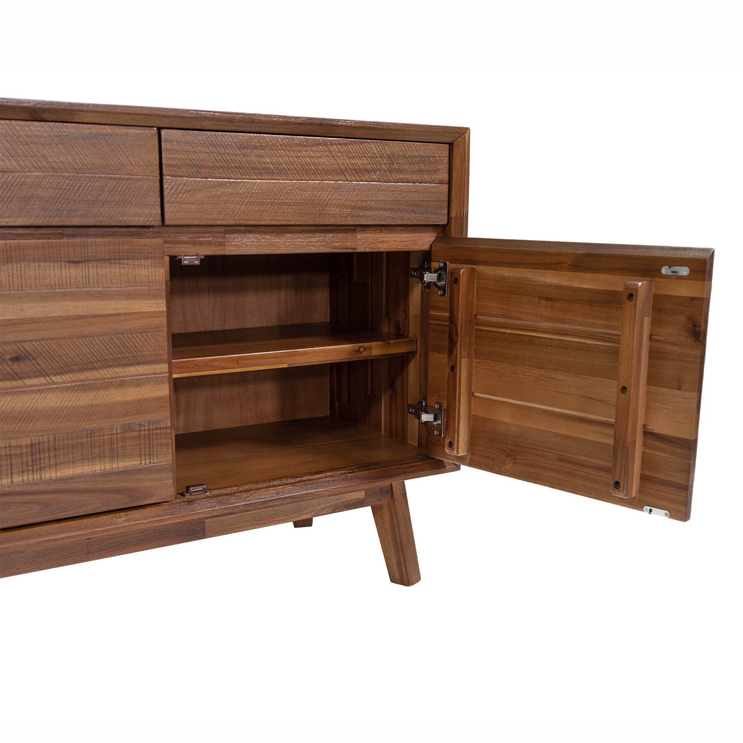 LH Home Gia Three Drawers Wood Sideboard