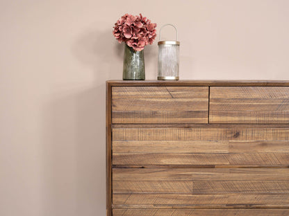 LH Home Gia Five Drawers Wood Chest