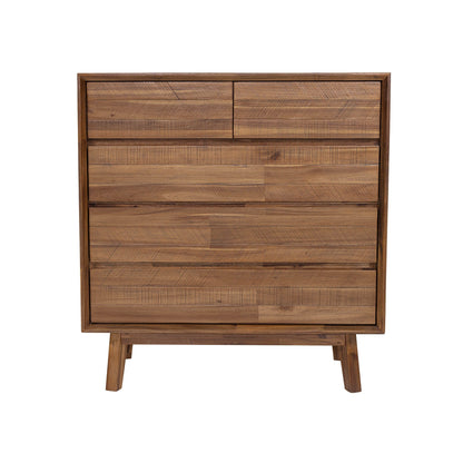 LH Home Gia Five Drawers Wood Chest