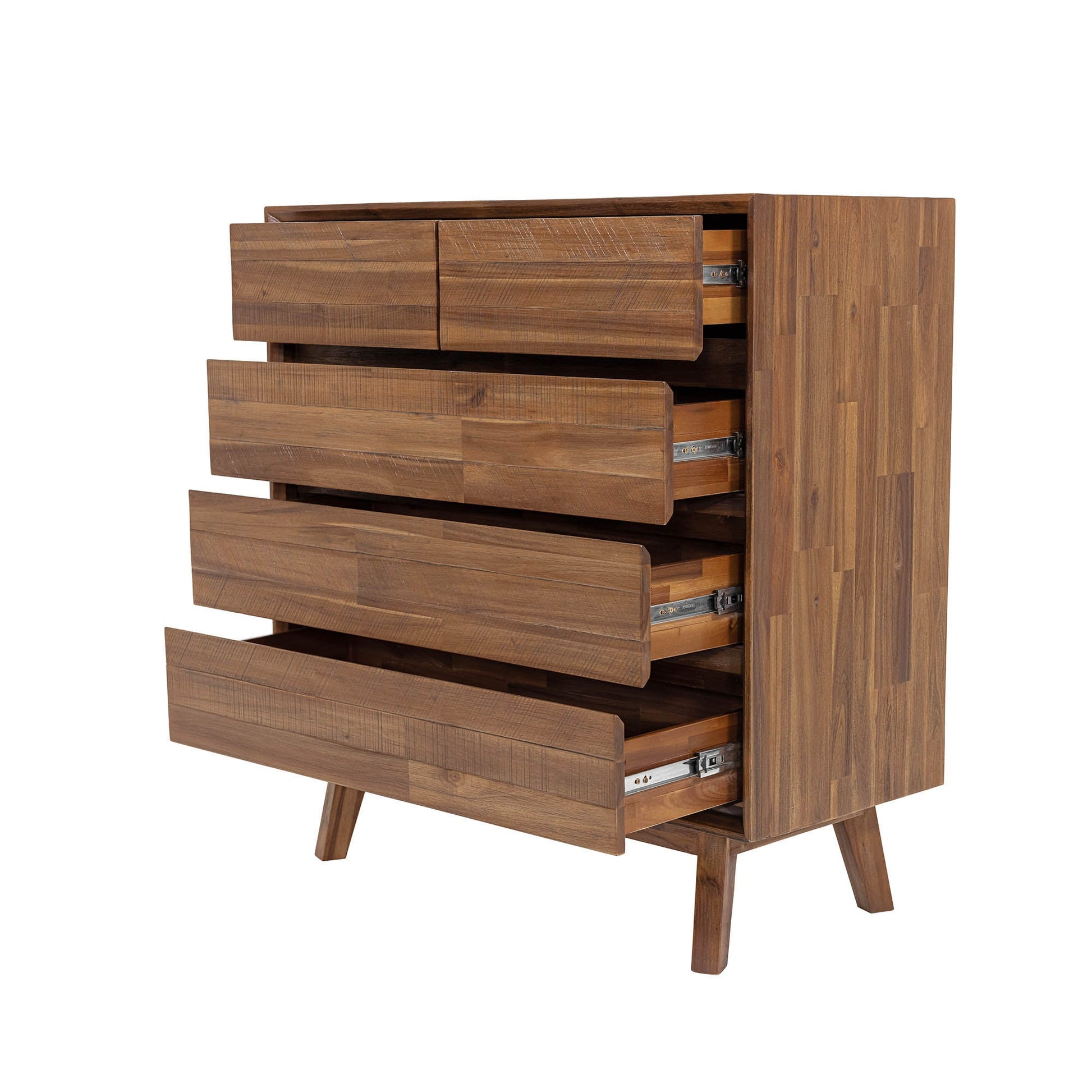 LH Home Gia Five Drawers Wood Chest