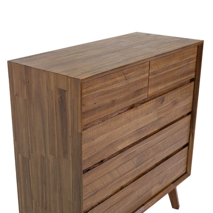 LH Home Gia Five Drawers Wood Chest