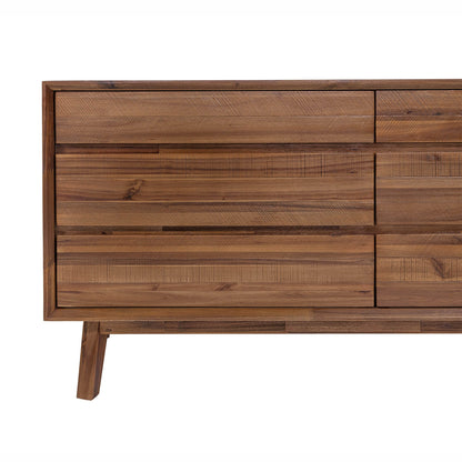 LH Home Gia Six Drawers Wood Dresser