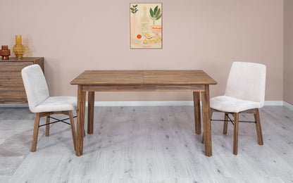 LH Home Gia Wooden Extendable Dining Table