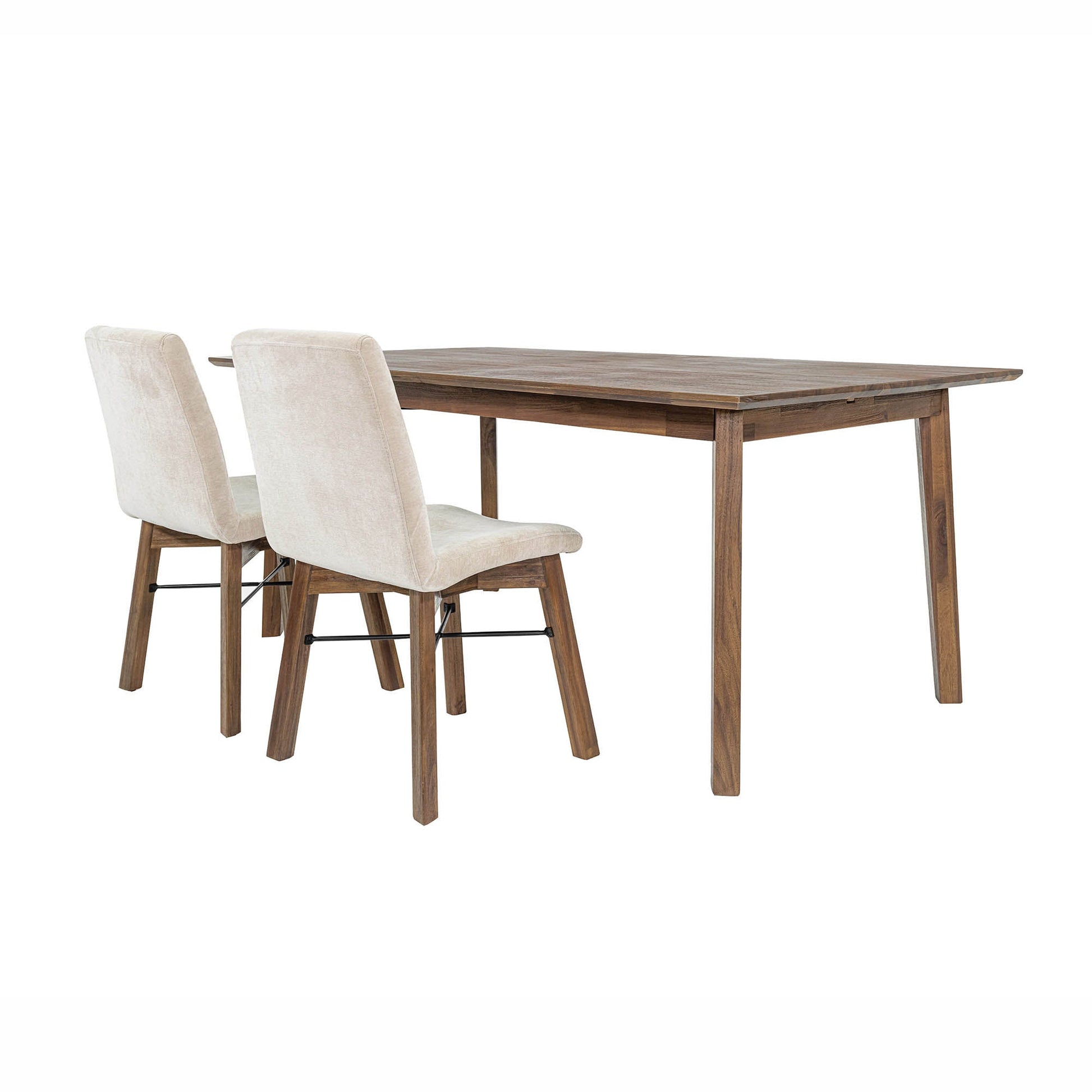 LH Home Gia Wooden Extendable Dining Table