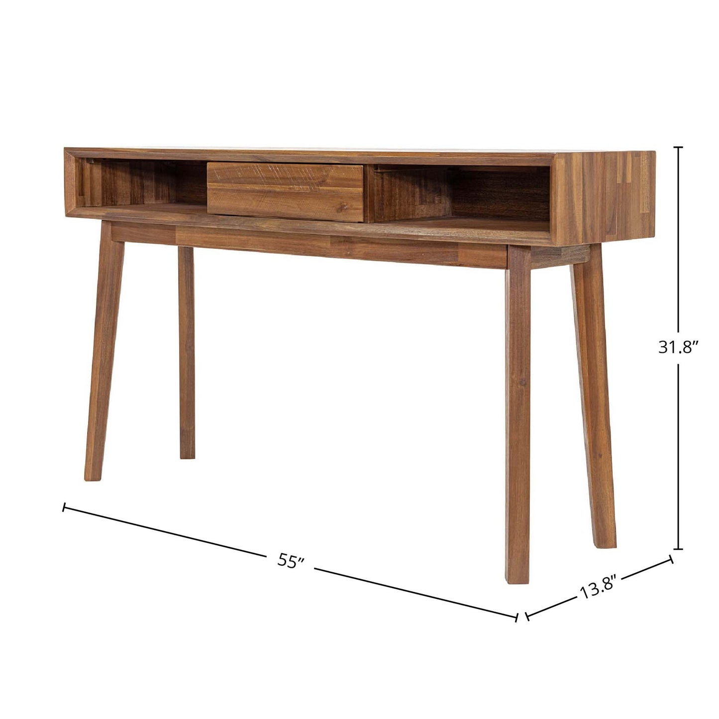 LH Home Gia One Drawer Wooden Console Table