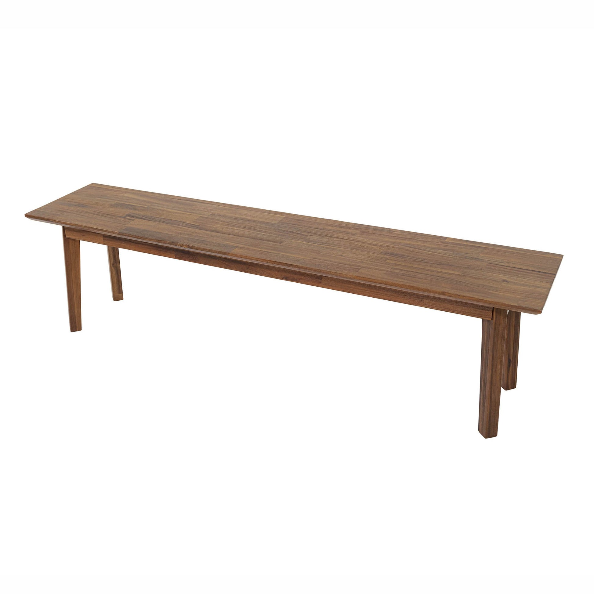 LH Home Gia Wooden Brown Dining Bench