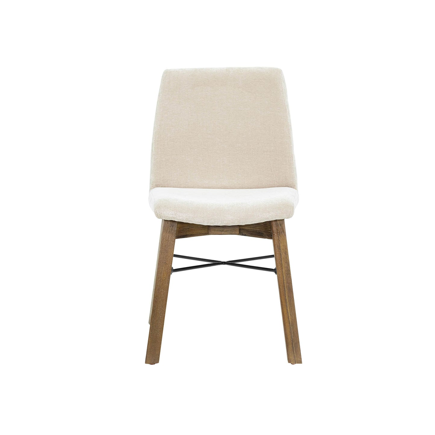 LH Home Gia Fabric Armless Dining Chair (Set of 2)