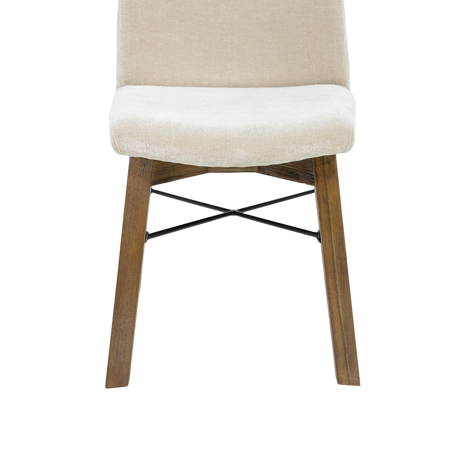 LH Home Gia Fabric Armless Dining Chair (Set of 2)