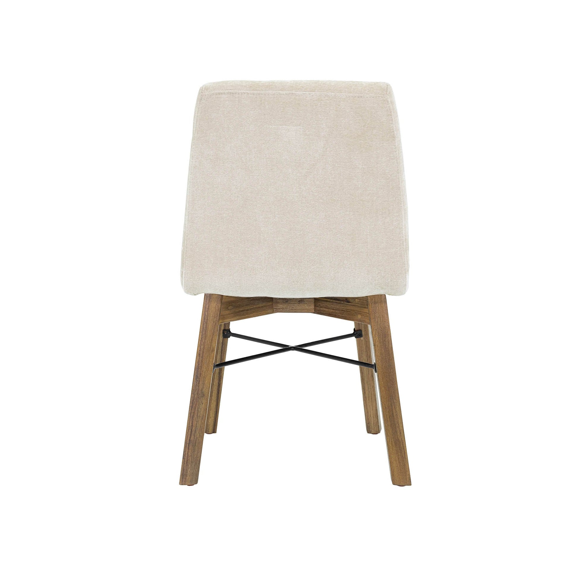 LH Home Gia Fabric Armless Dining Chair (Set of 2)