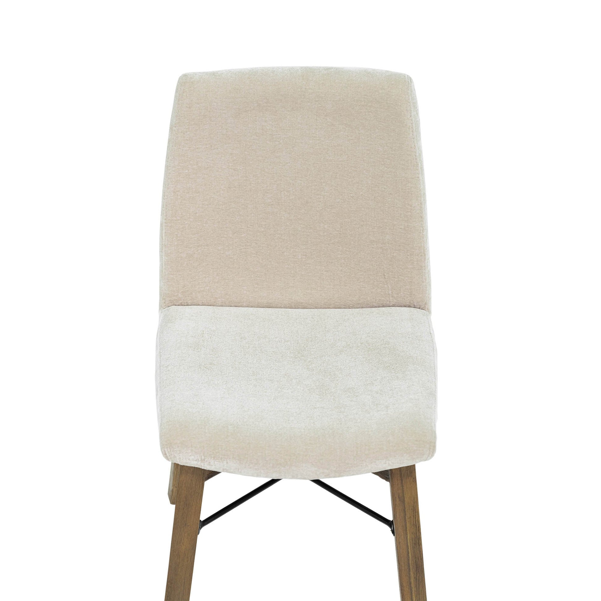 LH Home Gia Fabric Armless Dining Chair (Set of 2)