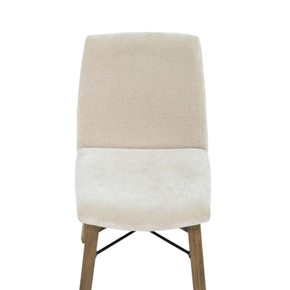 LH Home Gia Fabric Armless Dining Chair (Set of 2)