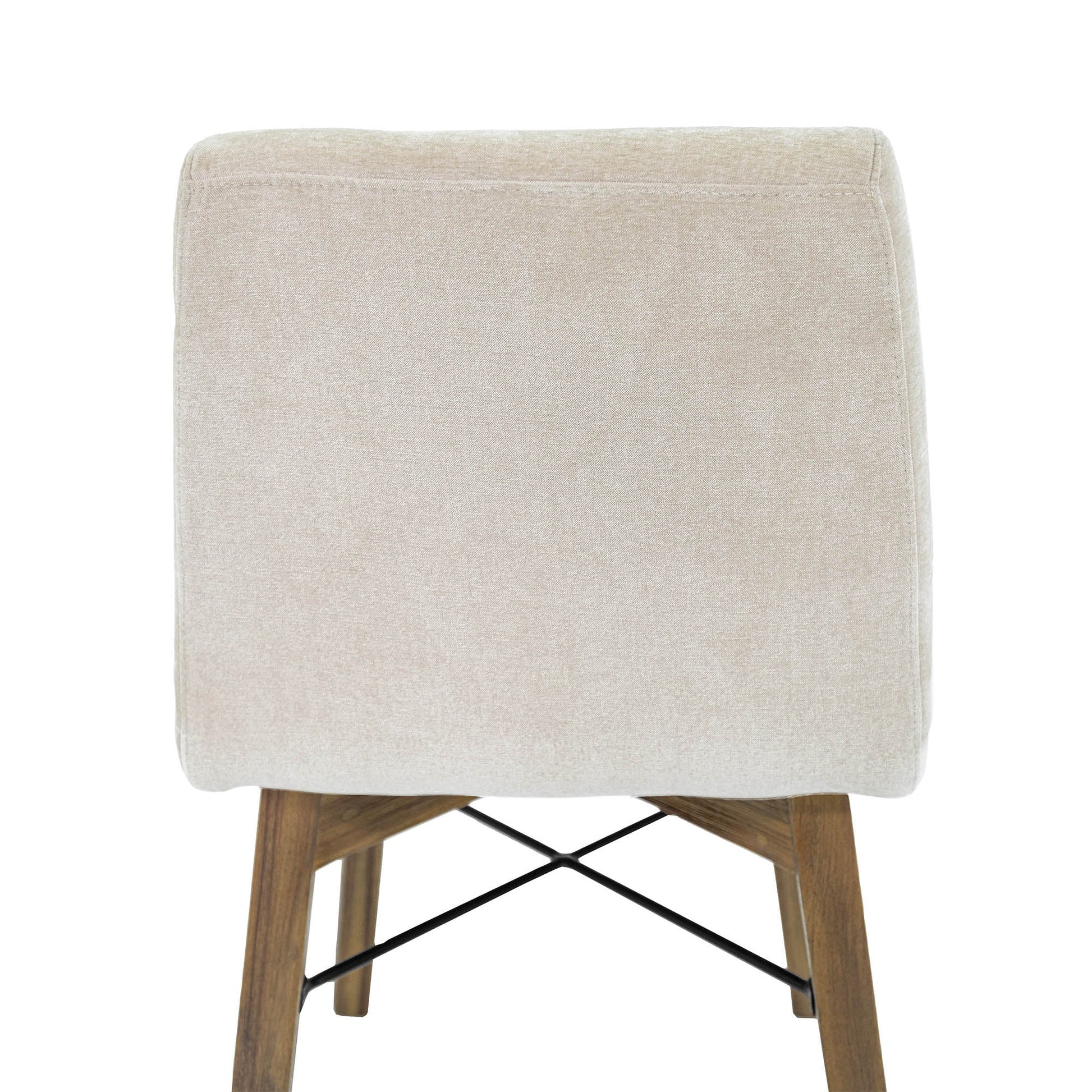 LH Home Gia Fabric Armless Dining Chair (Set of 2)