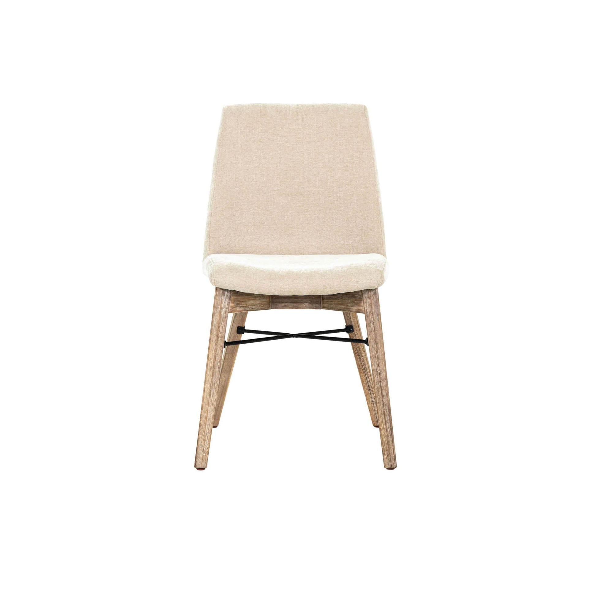 LH Home Gia Fabric Armless Dining Chair (Set of 2)