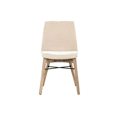 LH Home Gia Fabric Armless Dining Chair (Set of 2)
