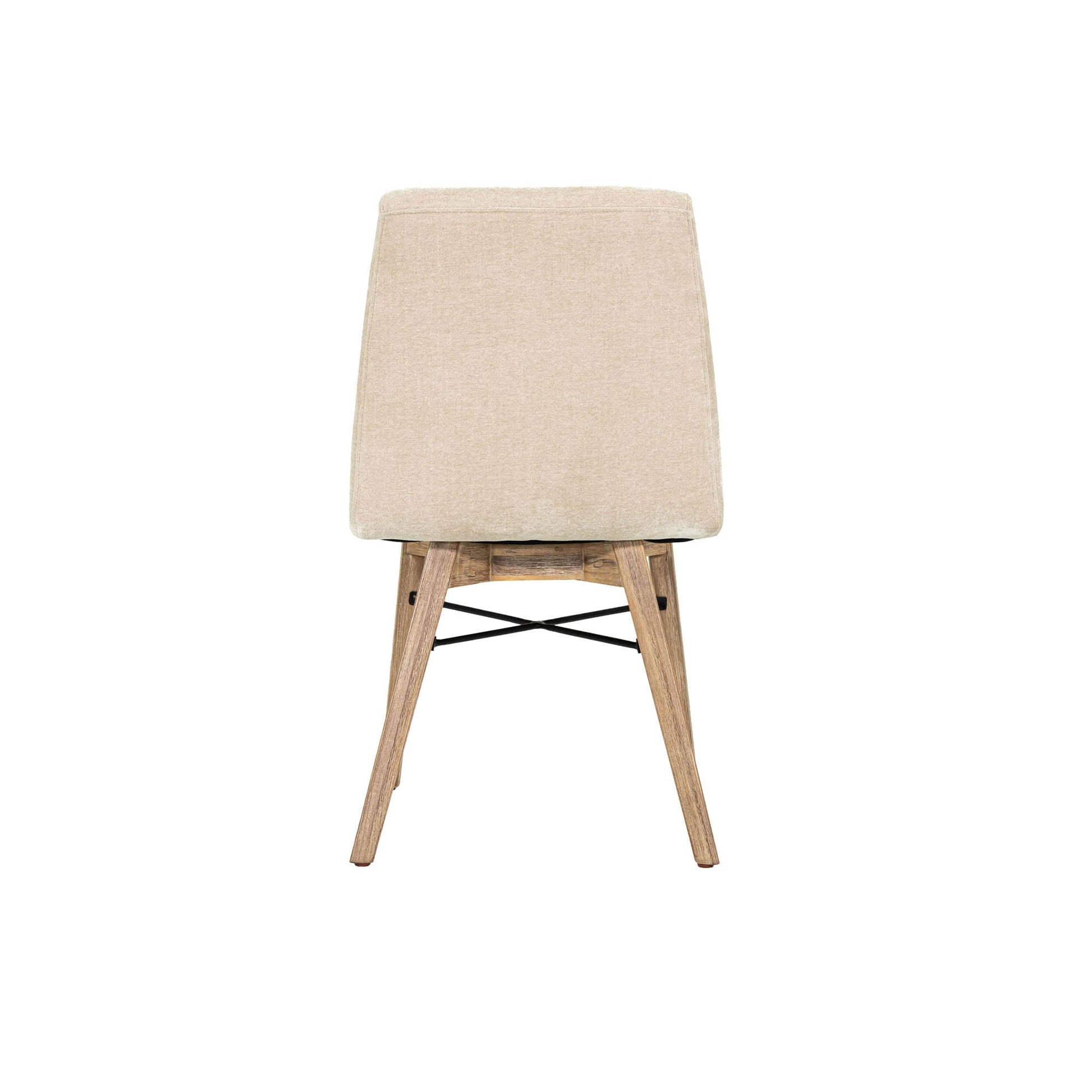 LH Home Gia Fabric Armless Dining Chair (Set of 2)