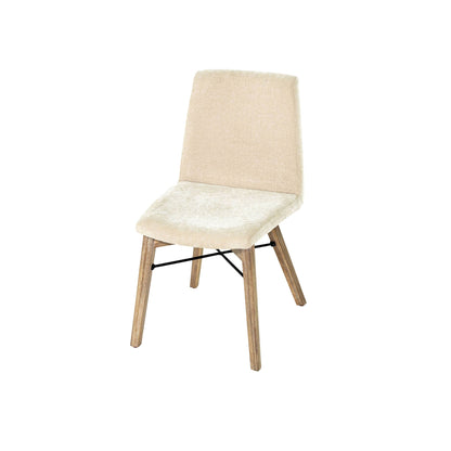LH Home Gia Fabric Armless Dining Chair (Set of 2)