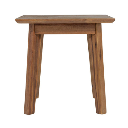 LH Home Gia Wooden Square Side Table