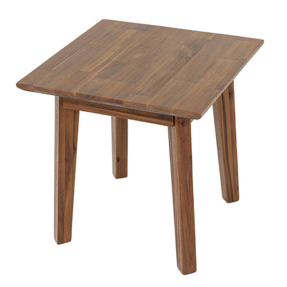 LH Home Gia Wooden Square Side Table