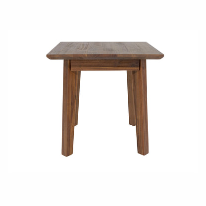 LH Home Gia Wooden Square Side Table