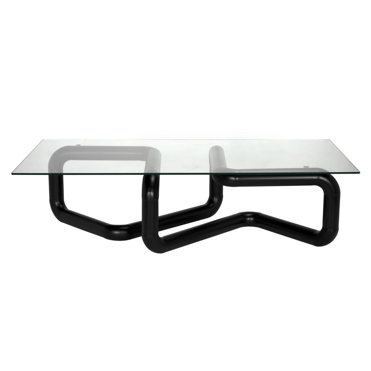 Linden Coffee Table Matte Black Modern Elegance