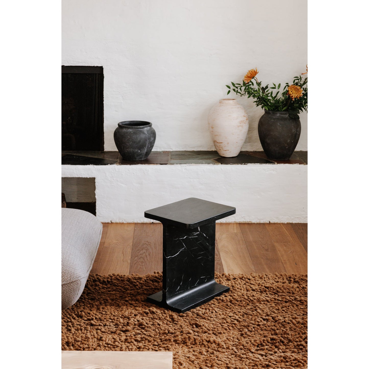 Tullia Marble Rectangular Accent Table