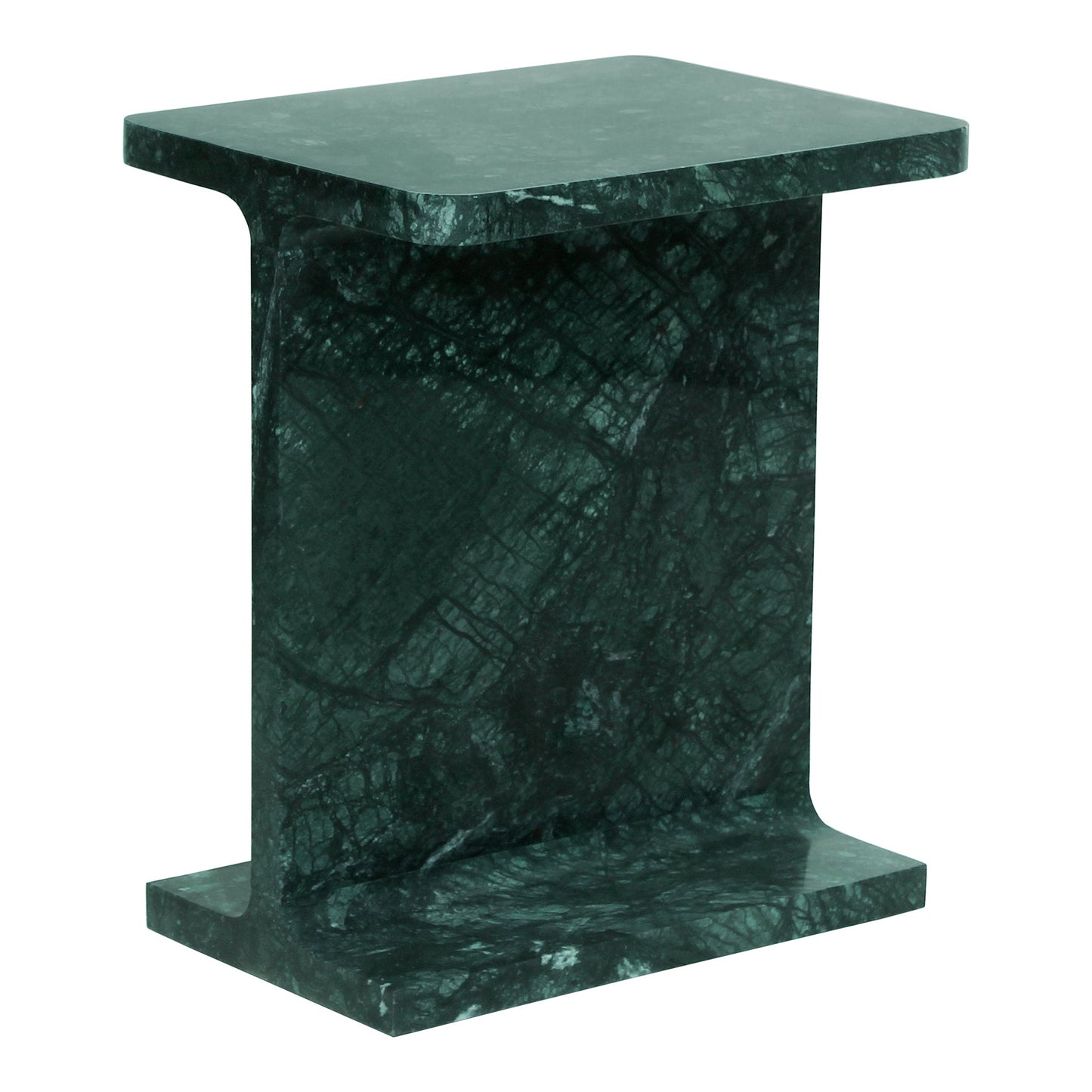 Tullia Marble Green Rectangular Accent Table