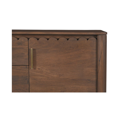 Moe's Home Wiley Wood Vintage Brown 3 Drawer Sideboard