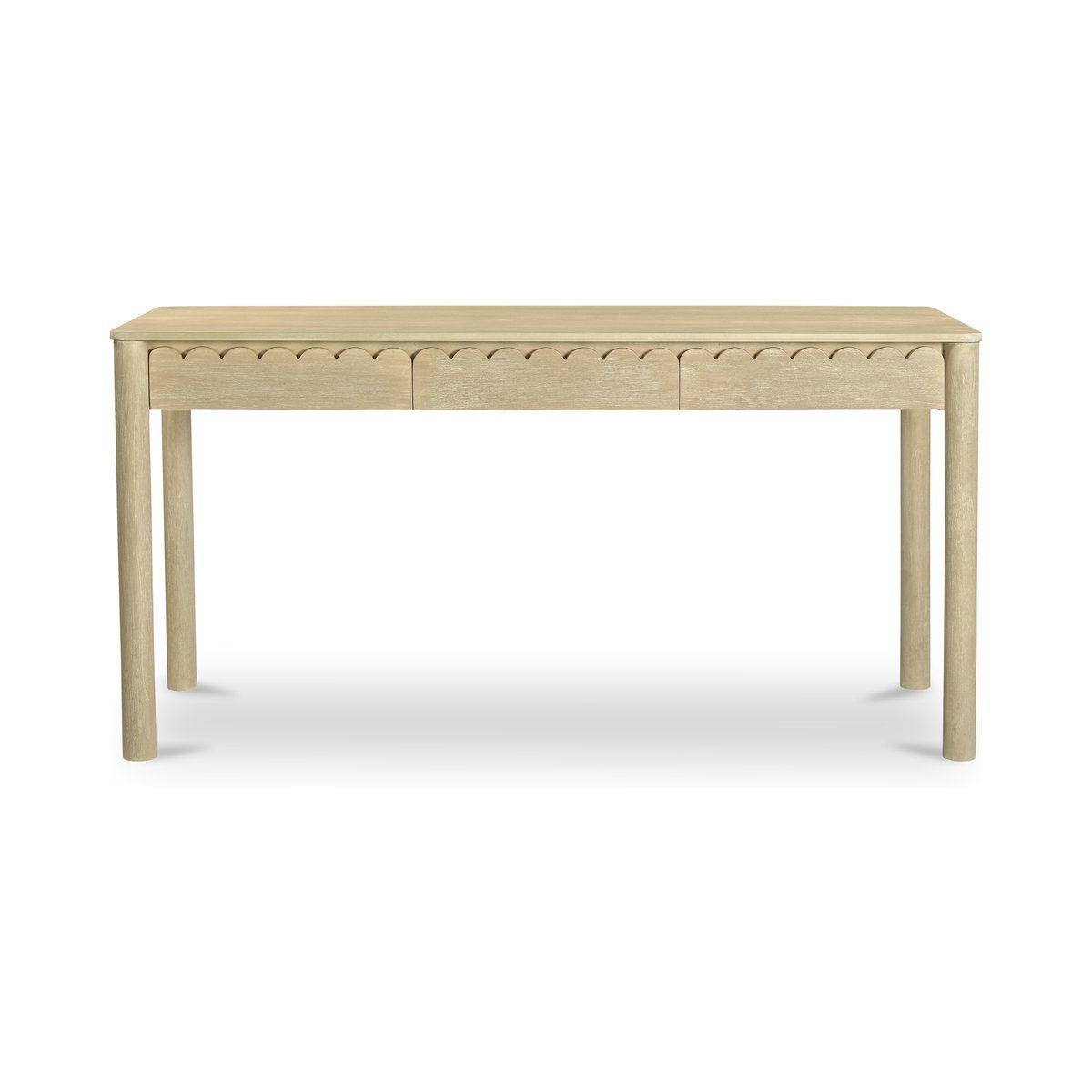 Wiley Three Drawers Wood Desk
